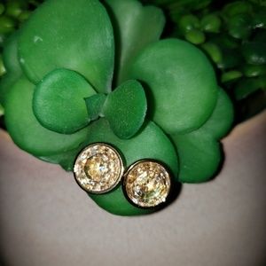 MICHAEL KORS Amber and Gold earrings